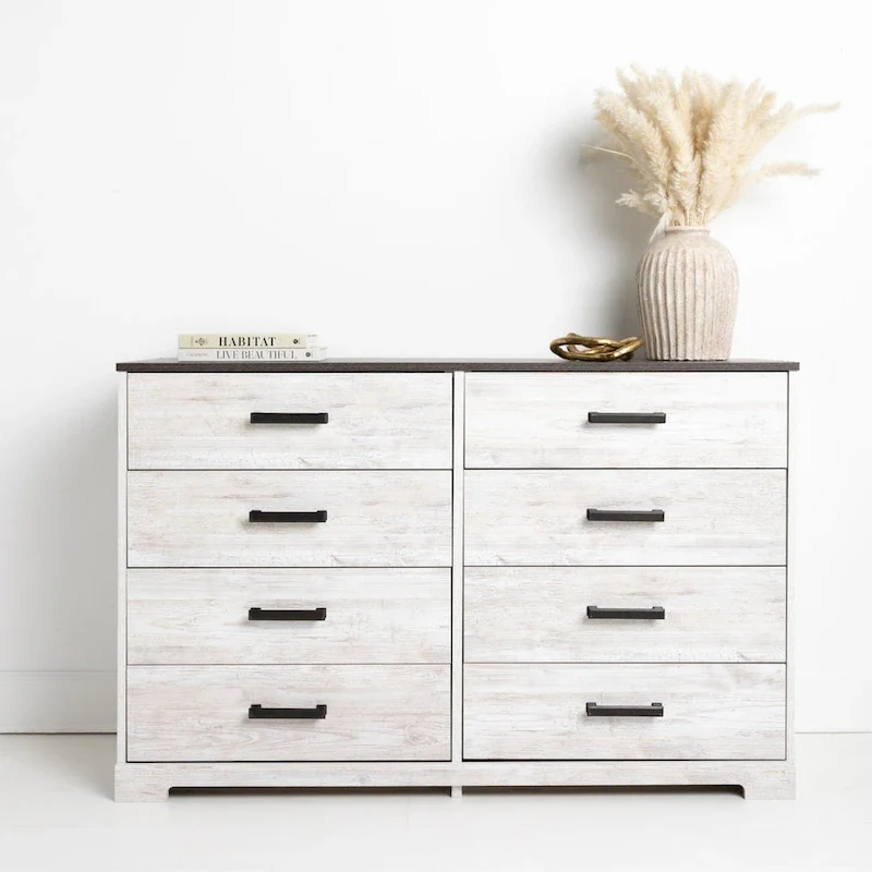 Contrasting Woodgrain Chest of Drawers