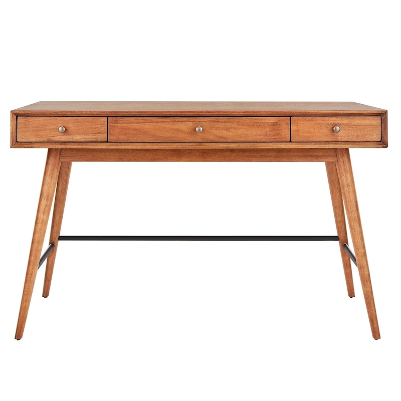 Aksel Wood 3-drawer Writing Desk by iNSPIRE Q Modern