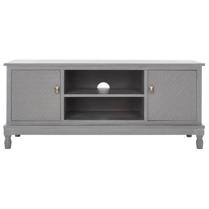 SAFAVIEH Paola 2 Door 1 Shelf Media Stand - 47 W x 16 D x 20 H - 47Wx16Dx20H