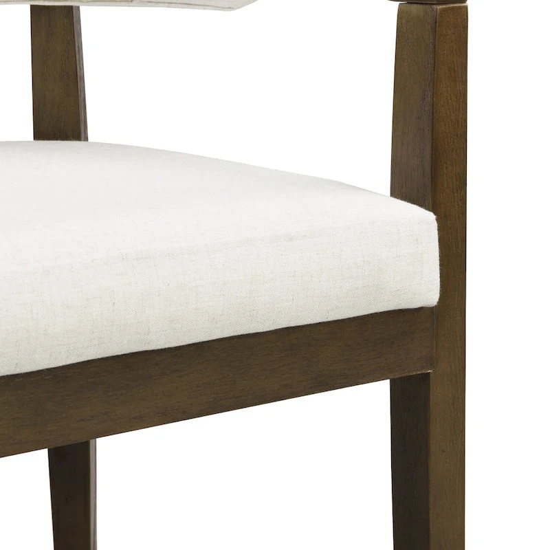 Christopher Knight Home - Carter Modern Dining Armchair Set of 2 with Upholstered Seating and Solid Wood Frame