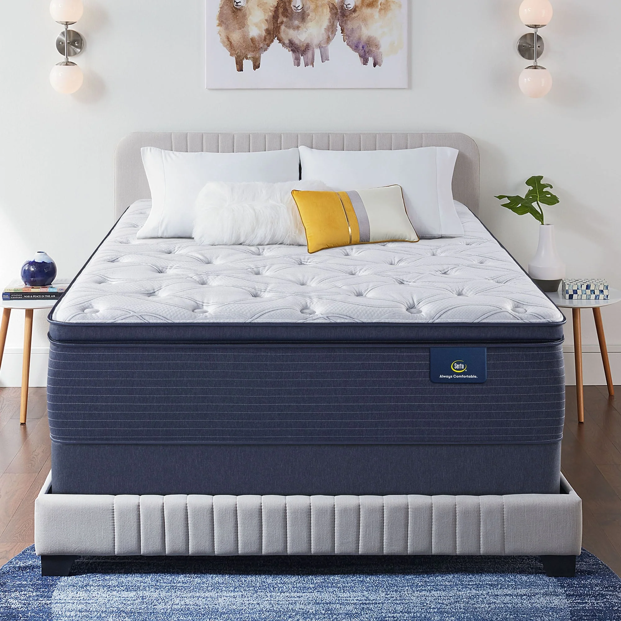 Serta Clarks Hill 15 Plush Pillow Top Mattress.