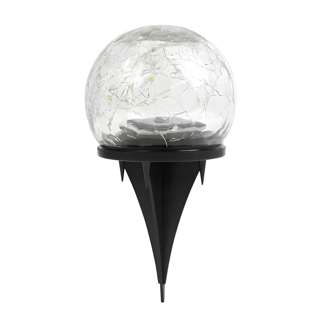 Simplicity Crackle Glass Ball Landscape Lighting