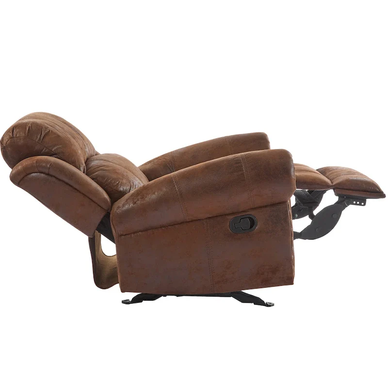 Charlie Bonded Leather Glider Recliner