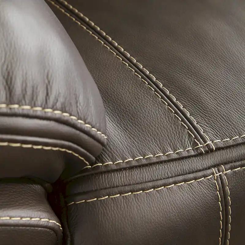 Signature Design by Ashley Dunleith Brown 6-Piece Power Reclining Sectional - 136W x 123D x 43H