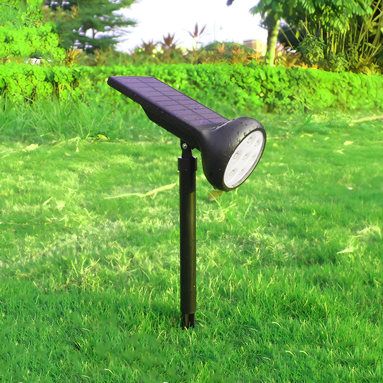 Simple Solar Stake Adjustable Landscape Lighting