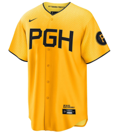 Pittsburgh Pirates City Connect Blank Jersey