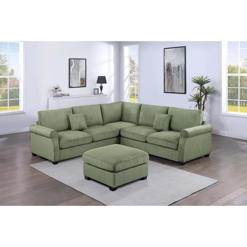 Poundex 4-pcs Sectional