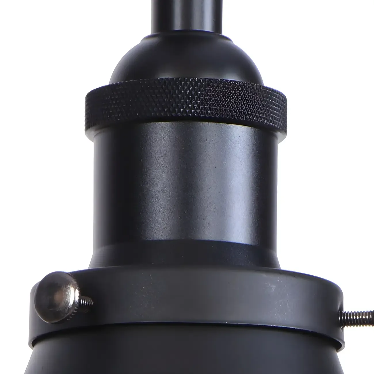 Tapered Metal Black Adjustable Swing Arm Wall Light