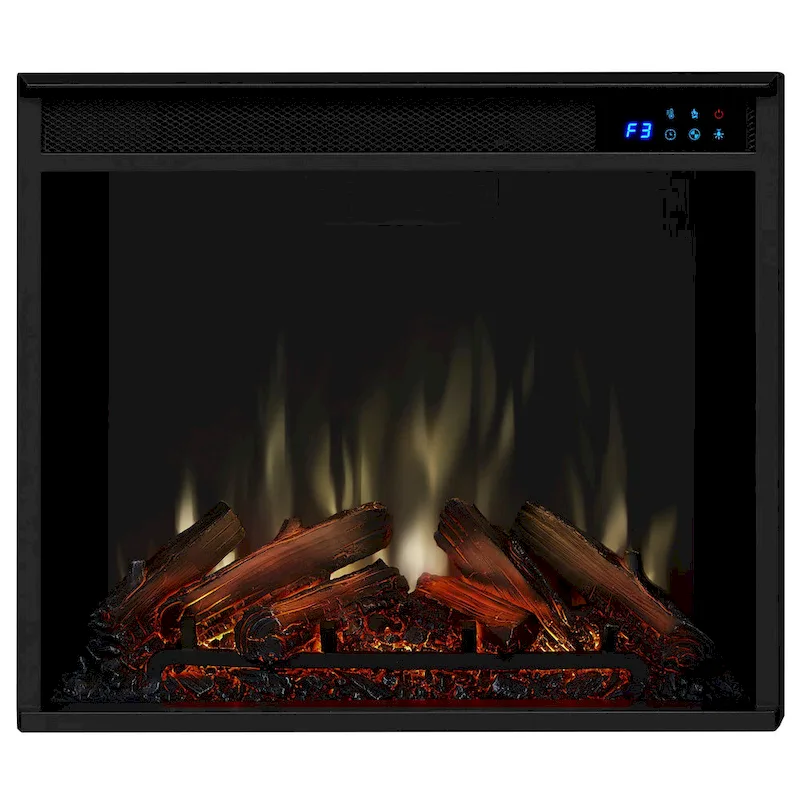 Marlowe 70 TV Stand Electric Fireplace White by Real Flame