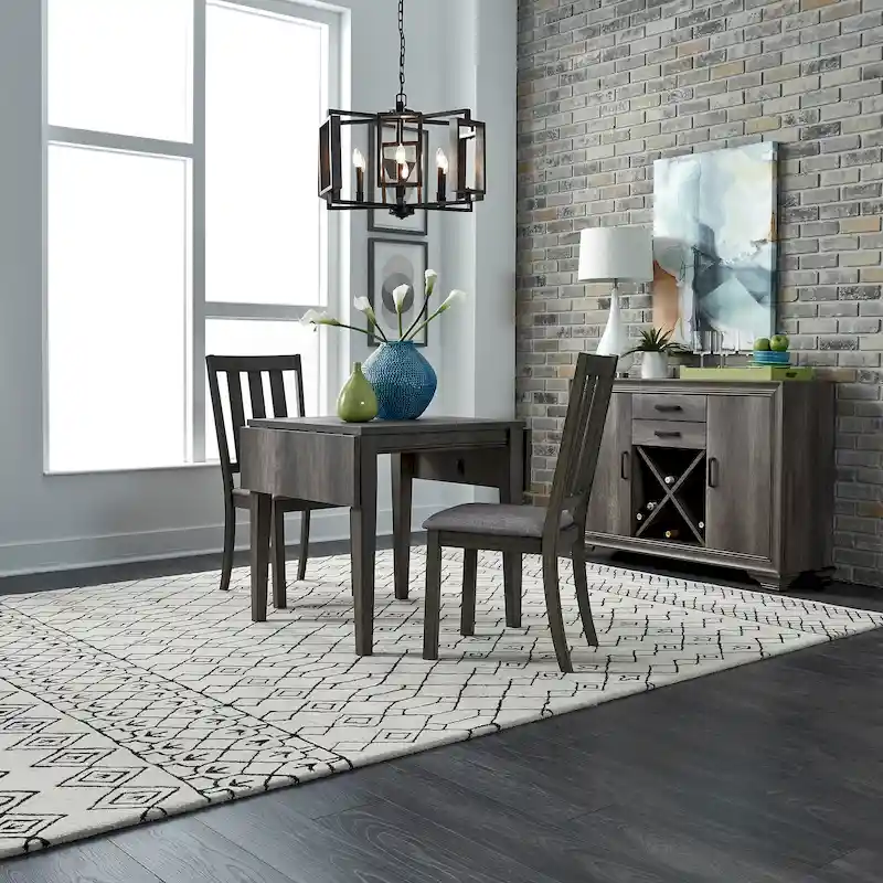 Tanners Creek Greystone 3-Piece Drop Leaf Table