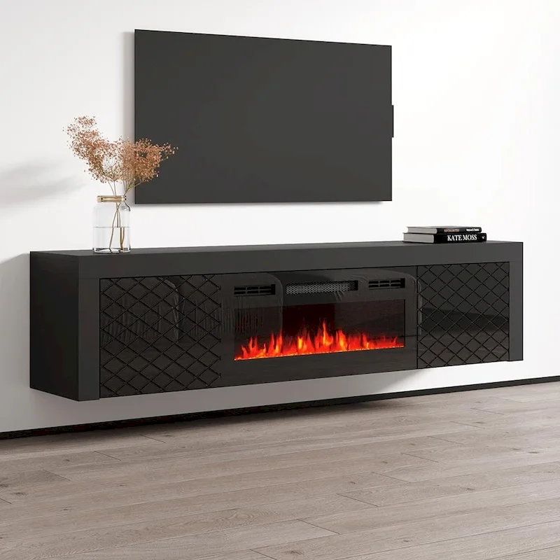 Dia BL-EF Electric Fireplace 71  TV Stand
