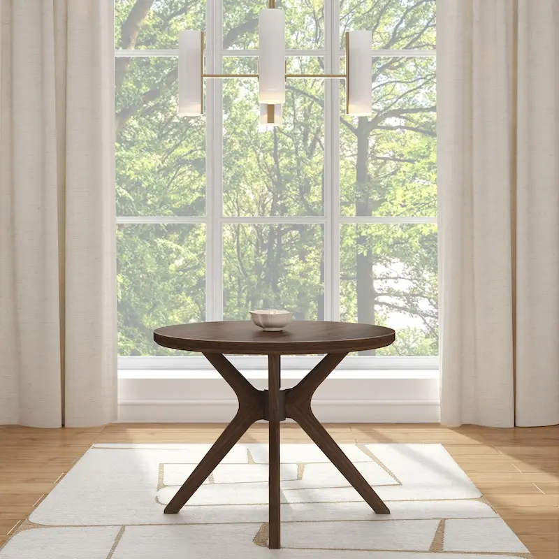 Plank and Beam Verso Cross Leg Round Dining Table - 38