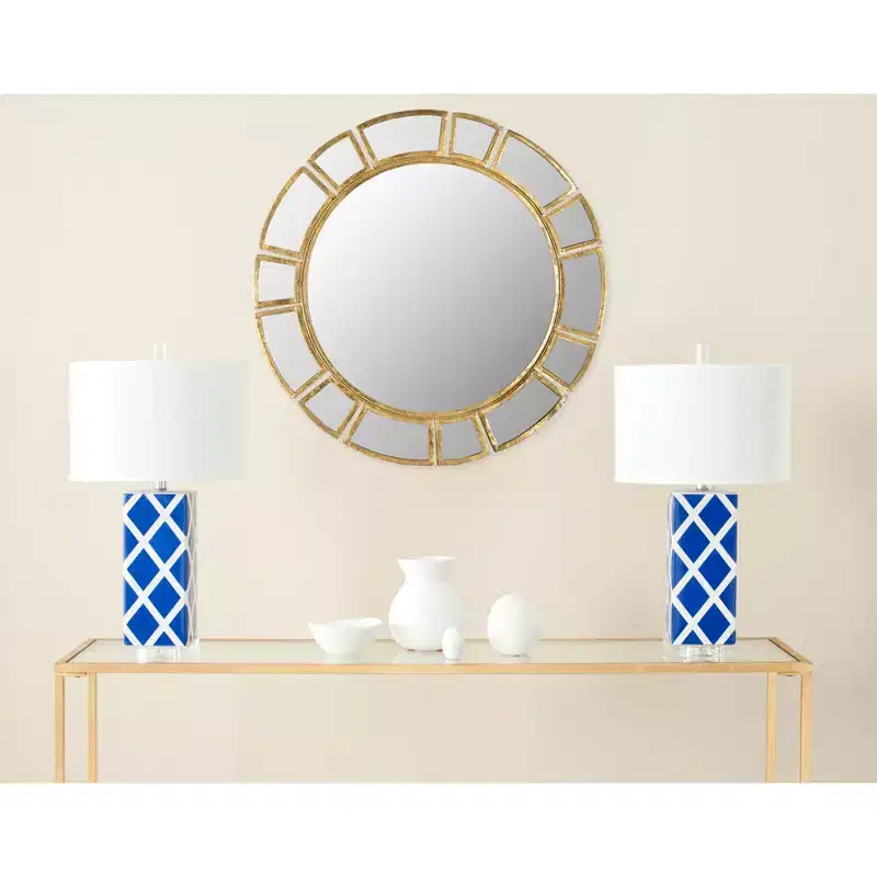 Deco Sunburst Mirror - 30.5 x 30 - MIR4026 - Antique Gold - Safavieh