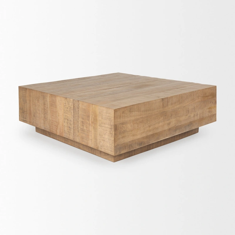 Hayden Solid Wood Square Floating Coffee Table