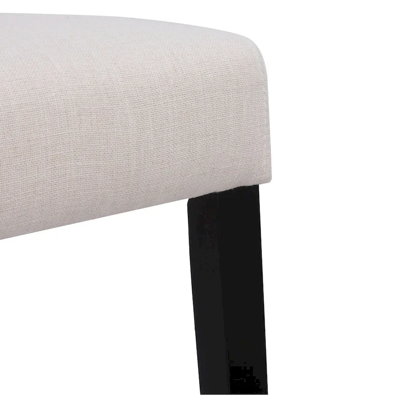 Grandview Upholstered Linen Fabric Dining Chair (Set of 2)