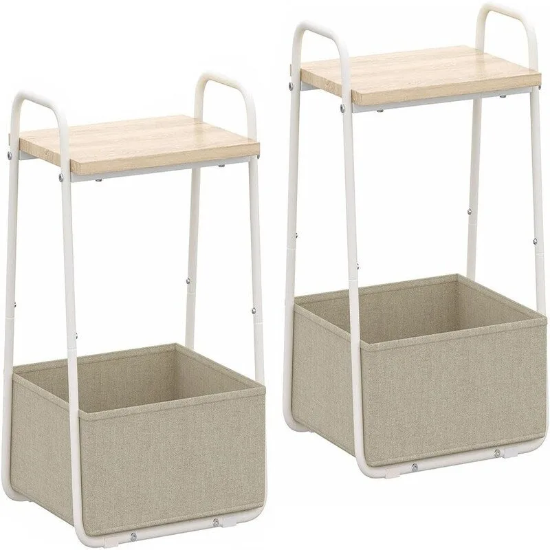 Side Table Set of 2 - 16.93D x 14.57W x 24.02H