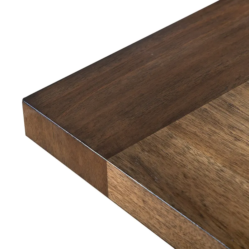 Furniture of America Drystan Rustic Brown 72-inch Solid Wood Dining Table