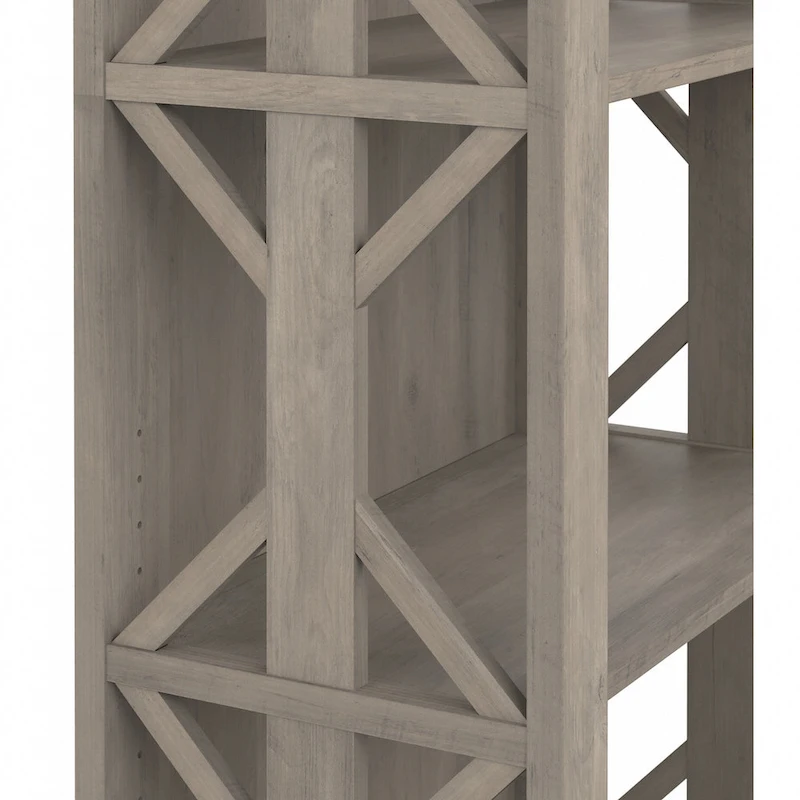Homestead 4 Shelf Farmhouse Bookcase by Bush Furniture