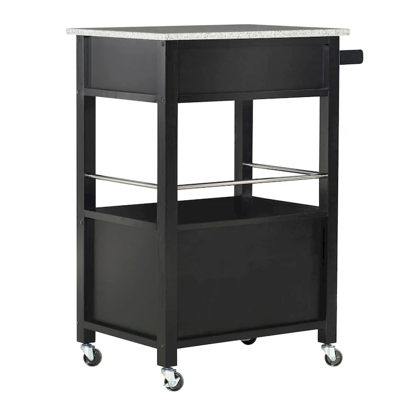 Elaine Mobile Kitchen Cart with Granite Top