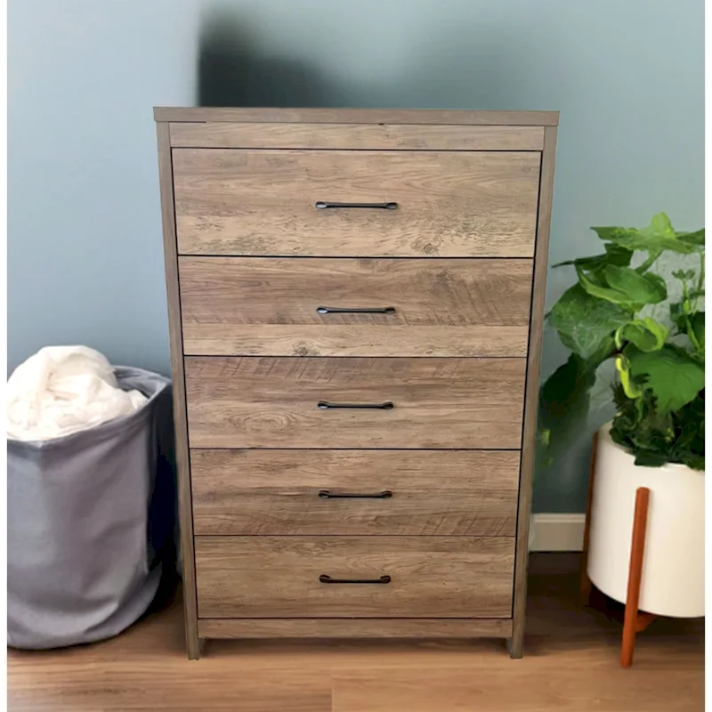 Slide Logic 5 Drawer Upright Dresser