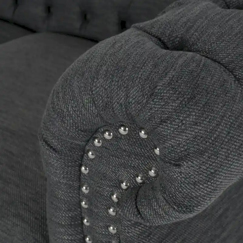 Tufted Chesterfield 3-Seat Sofa