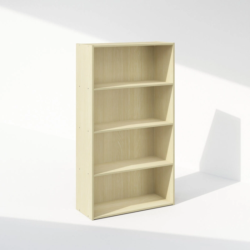 Furinno Simple Open Shelf, Bookcases, 4-Tier