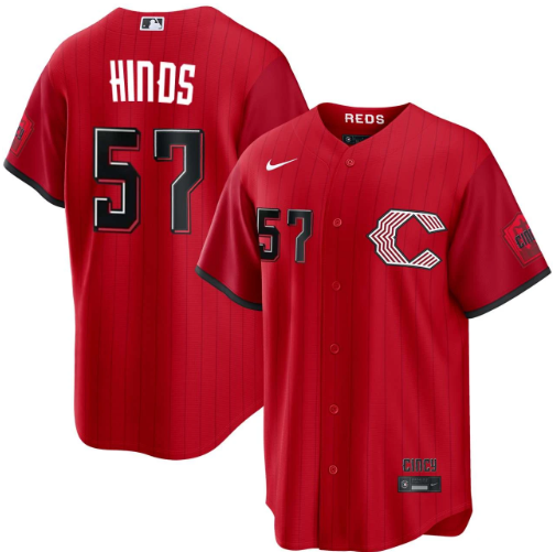 Rece Hinds Cincinnati Reds Red 2026 City Connect Limited Jersey