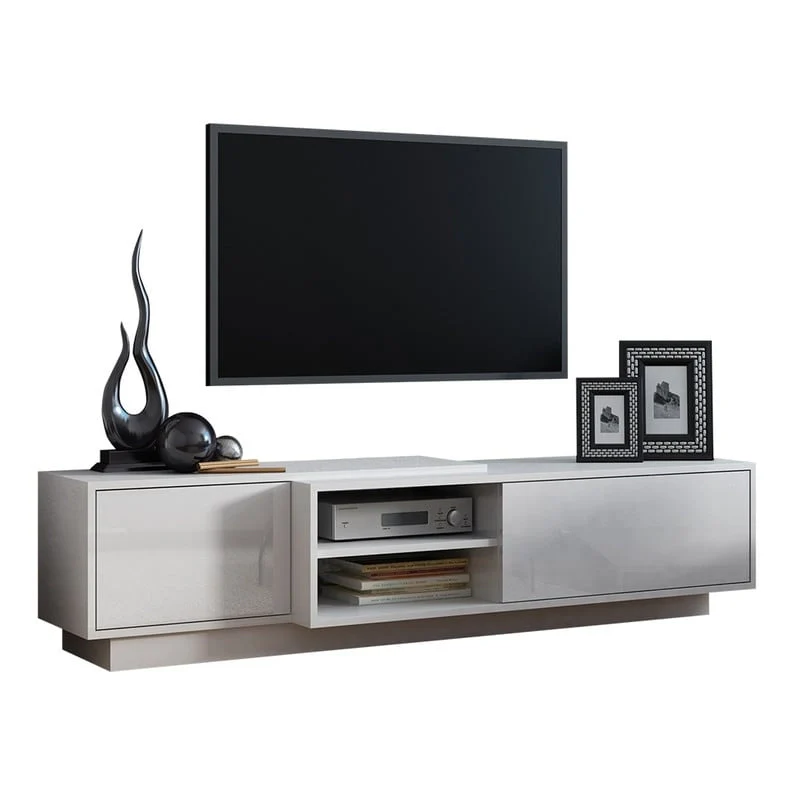 Modern TV Stand with Cabinet Storage