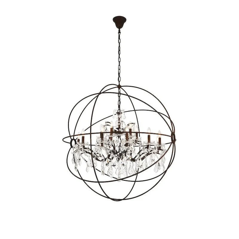 Somette Durham Collection Rustic Intent Gyro Pendant Lamp
