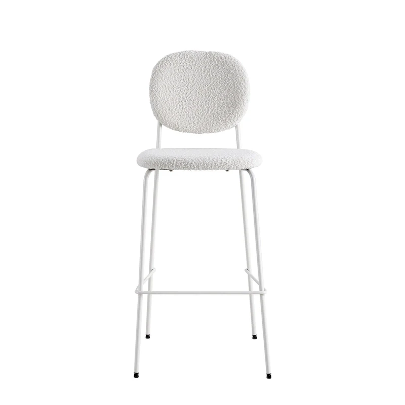 Carley Boucle Bar Height Stools (Set of 2)