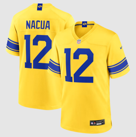 Los Angeles Rams Puka Nacua Classic Sol Game Jersey