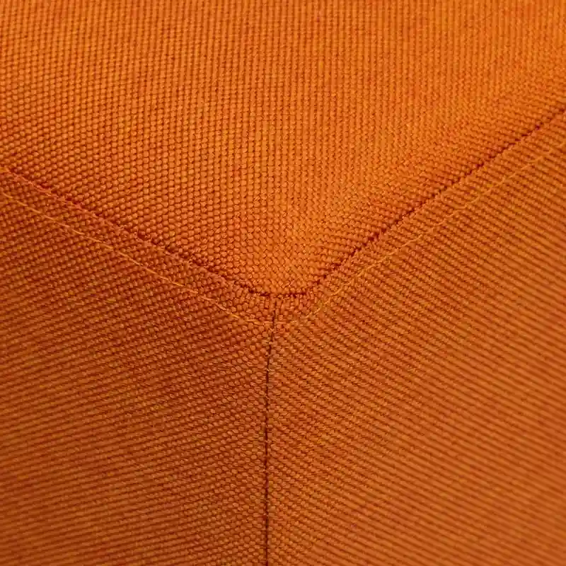 British Style Cube Ottoman Footstool