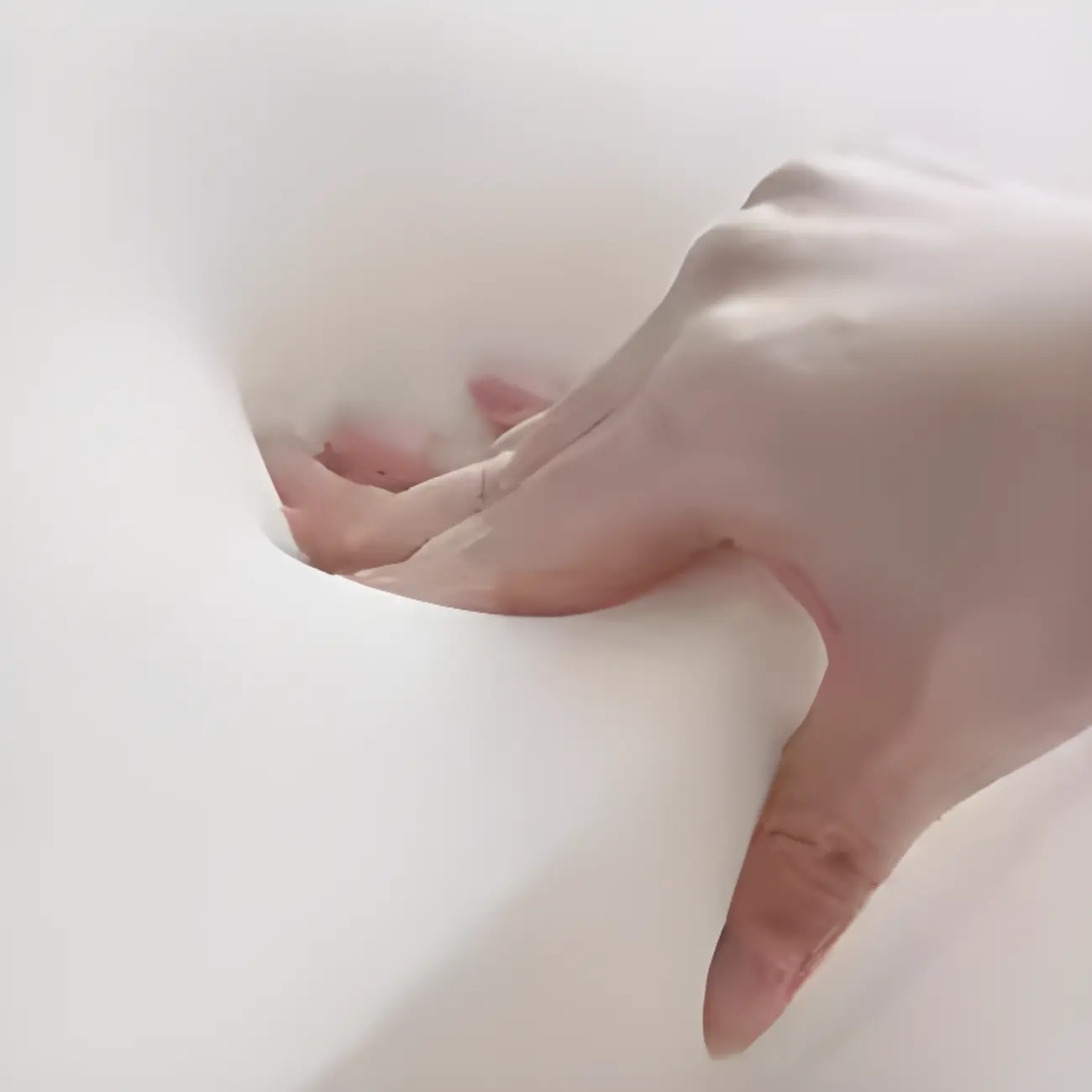 Modern Khaki Fabric Upholstered Barrel Chair