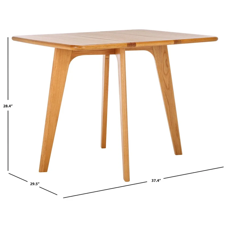 Couture Annliese Natural Gateleg Dining Table - 37 W x 30 D x 28 H - 37Wx30Dx28H