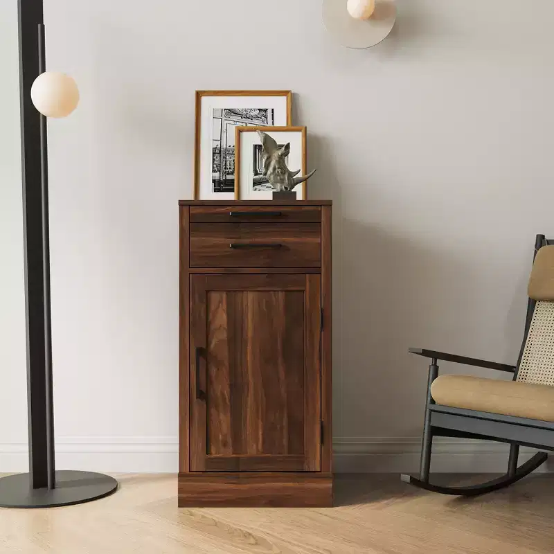 CLIHOME Modular Wine Bar Storage Cabinet Buffet Cabinet with Hutch for Dining Room