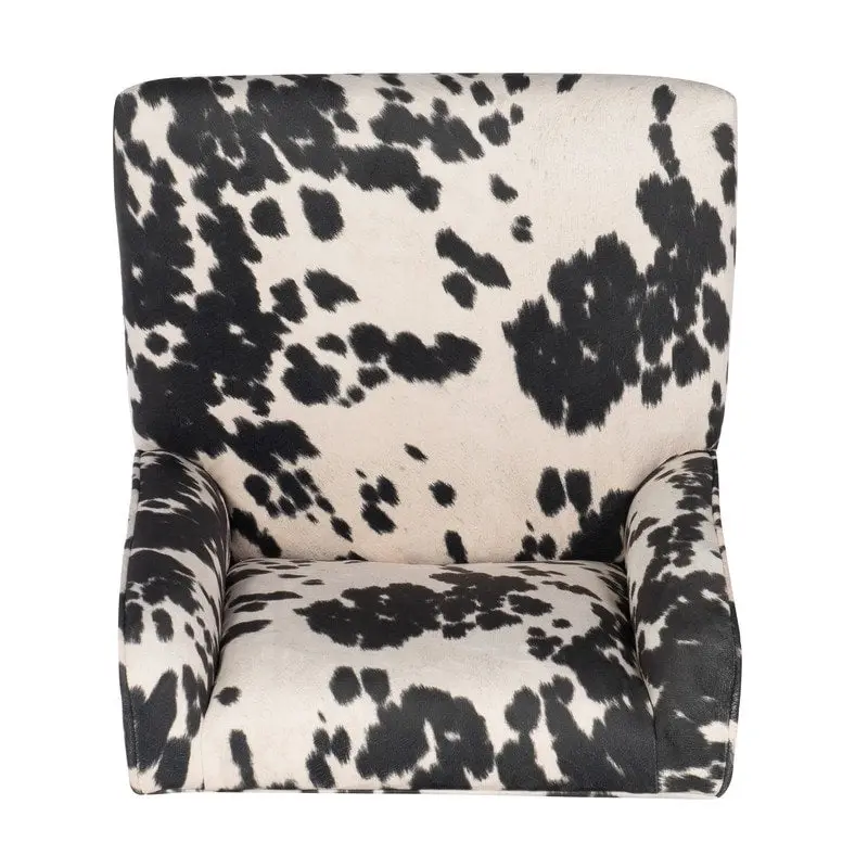 Violet Cow Print Office Chair