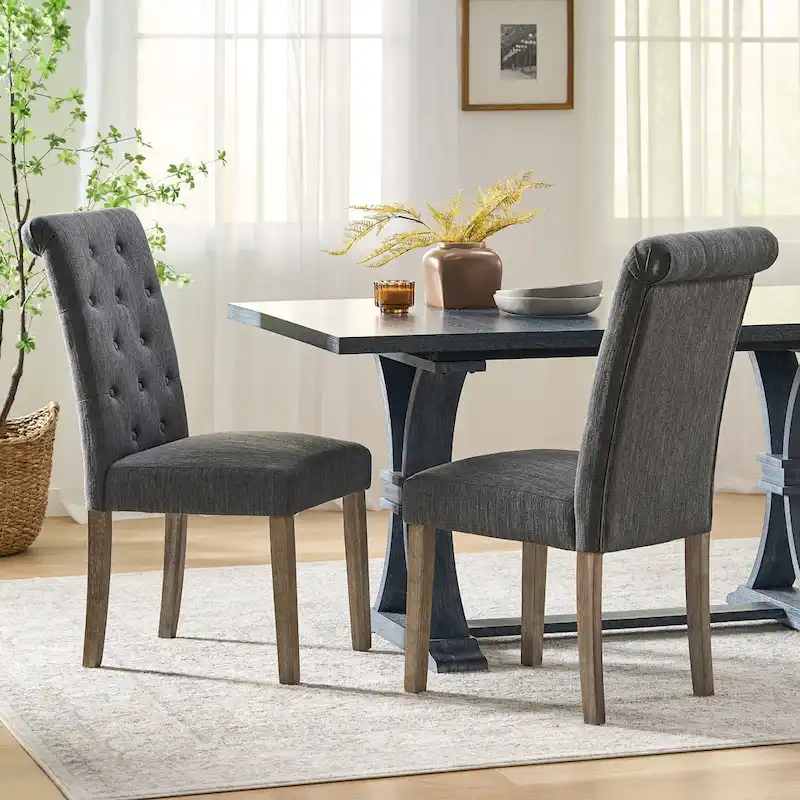 Aruda Upholstered Dining Chair (Set of 2) by Christopher Knight Home