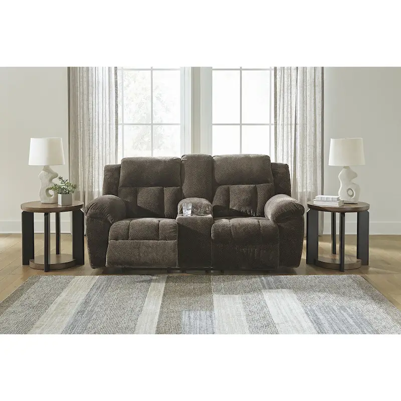 Frohn Double Reclining Loveseat with Console - 80W x 40D x 42H