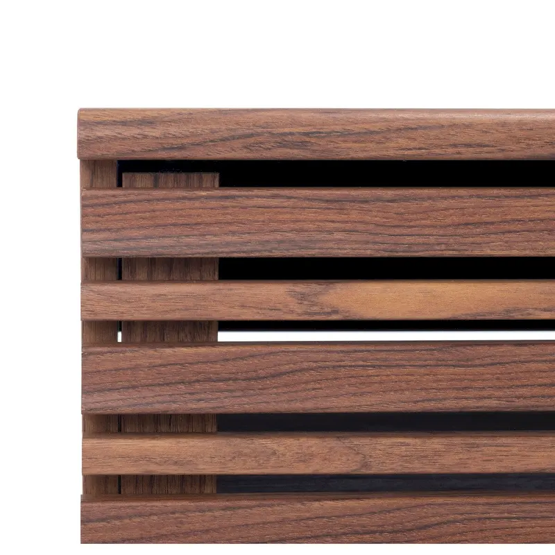 SAFAVIEH Ameetha Mid-Century 1-Shelf Walnut Coffee Table - 46 W x 23 D x 16 H - 46Wx23Dx16H