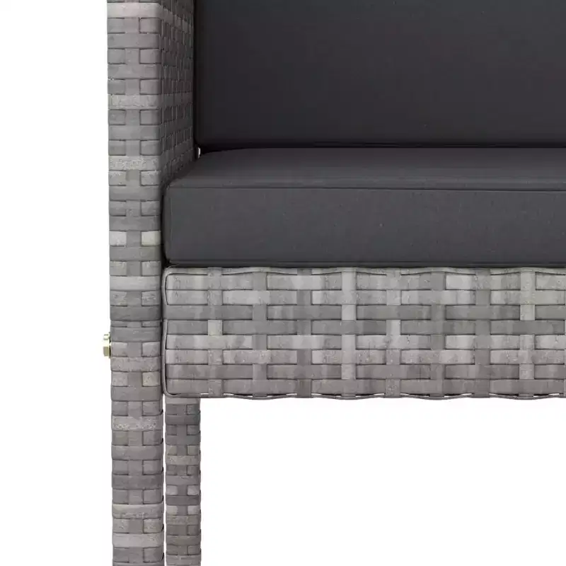 vidaXL Garden Bar Set with cushions