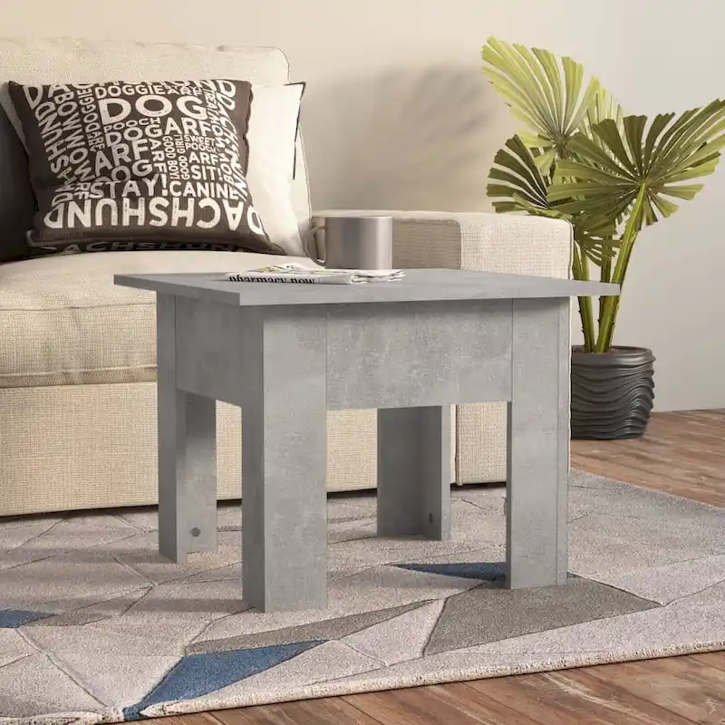 Black Modern Square Coffee Table