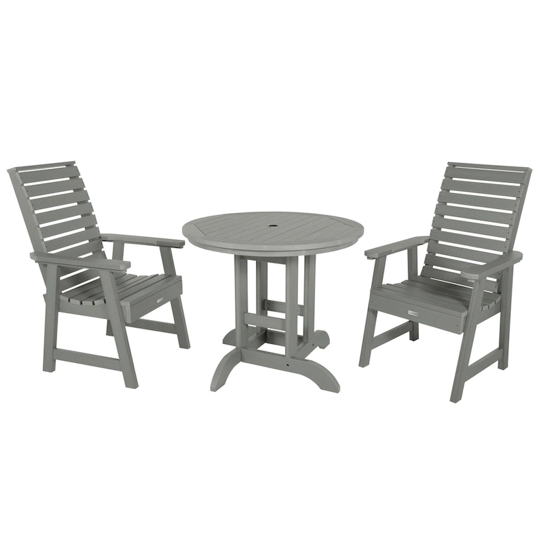 Weatherly 3-piece Outdoor Dining Set - 36