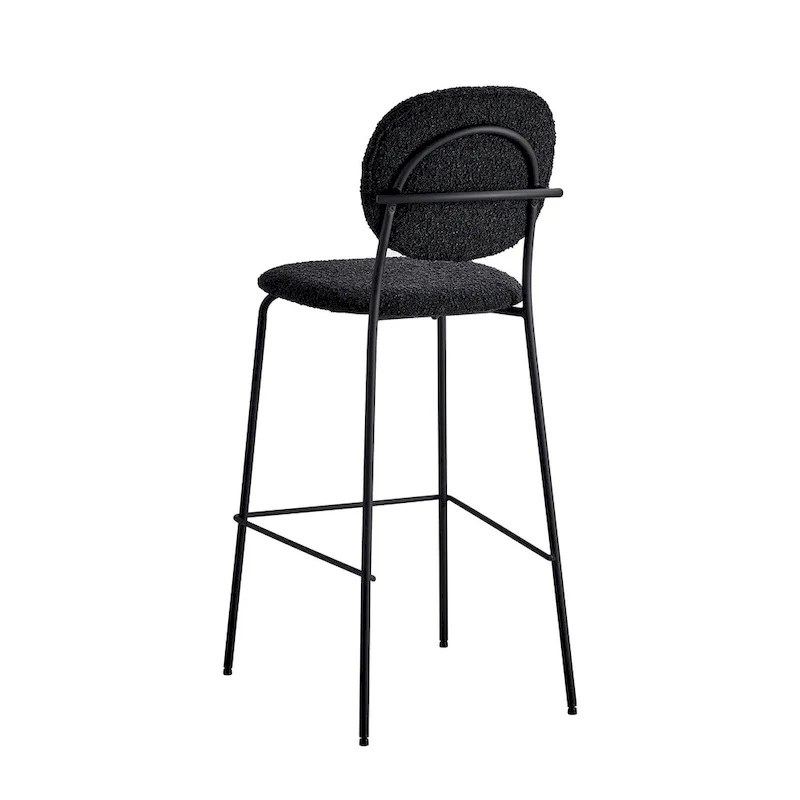 Carley Boucle Bar Height Stools (Set of 2)