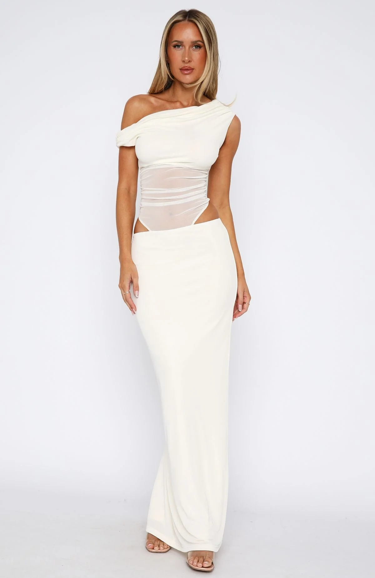 Girls Night Maxi Dress White