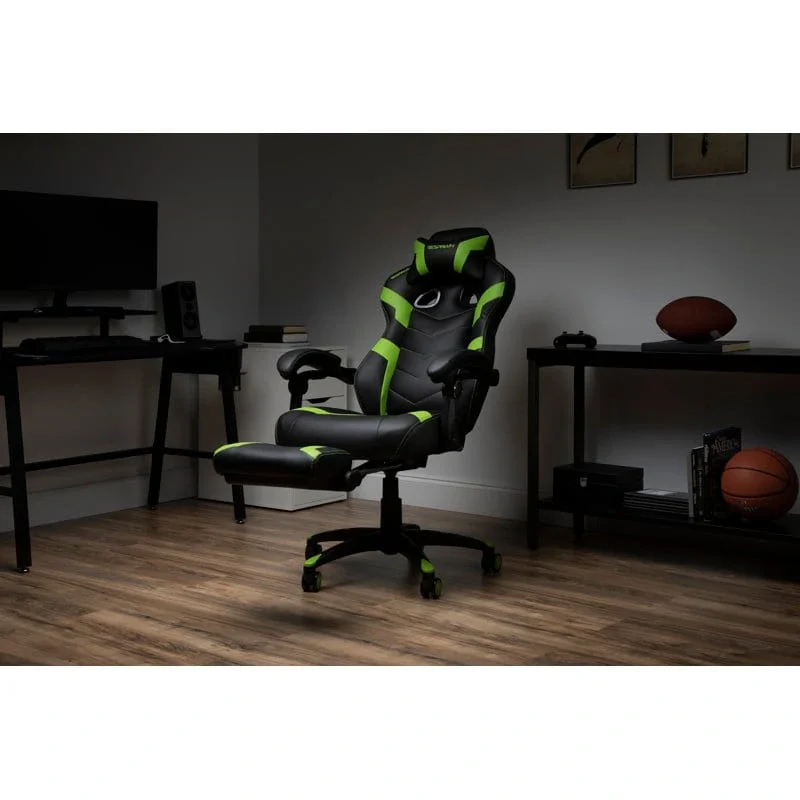RESPAWN 110 Pro Gaming Chair - Gaming Chair with Footrest, Ergonomic Computer Desk Chair