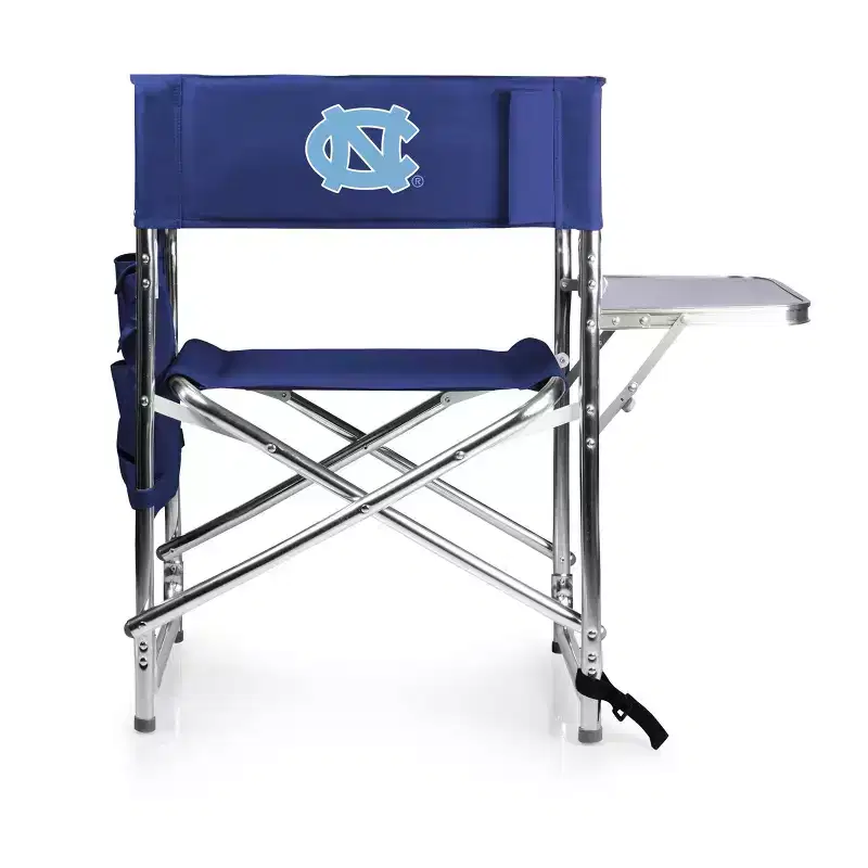 NCAA North Carolina Tar Heels Portable Camp Chair with Side Table