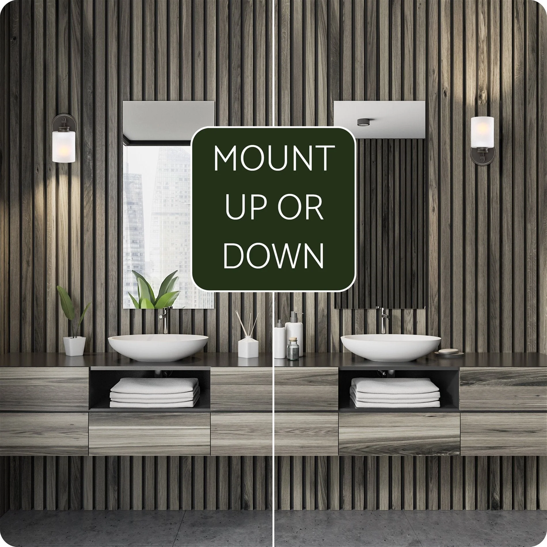 Phoebe 8 Modern Bathroom / Vanity Wall Sconce