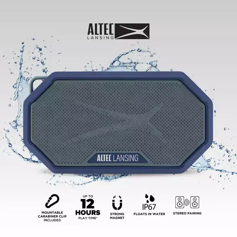 Altec Lansing HydraMini 2.0  Dallas Cowboys, Wireless Magnetic Bluetooth Speaker