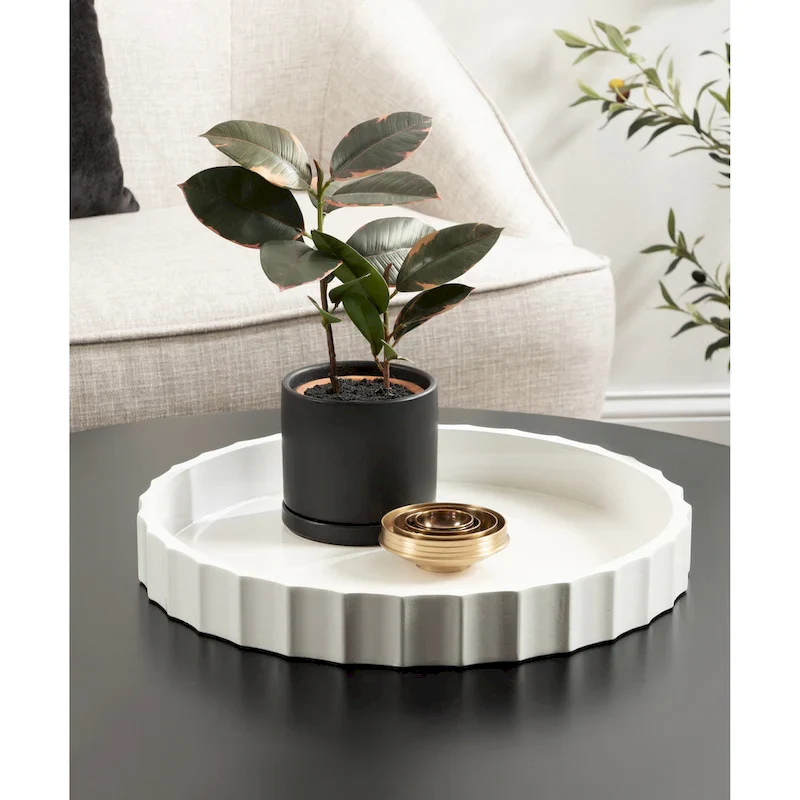 Kate and Laurel Lissi Round Tray