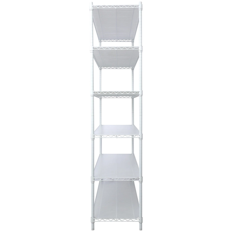 6-Tier Multifunctional Adjustable Shelf with Wheels, 6000LBS Capacity